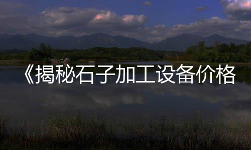 潍坊袋装石子批发市场、石子市场涨价了吗最近消息、巩义石子批发市场、西安哪个市场批发石子馍